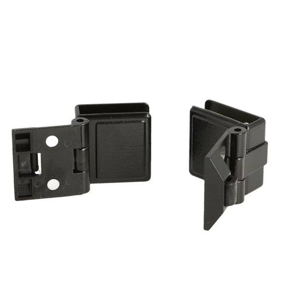 Vitrinehngsel St 4-6mm - uden Hulboring - Sort