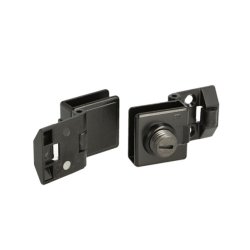 Vitrinehngsel St 4-6mm - uden Hulboring - Sort