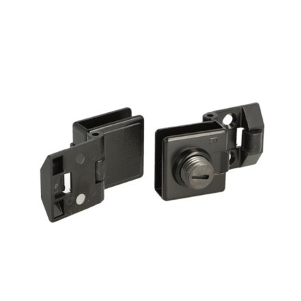 Vitrineh�ngsel S�t 4-6mm - uden Hulboring - Sort