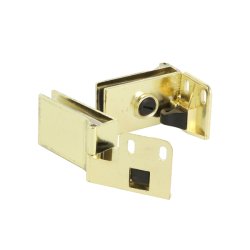 Vitrinehngsel St 4-6mm - uden Hulboring - Messing