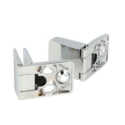 Vitrinehngsel St 4-6mm - uden Hulboring - Forkromet