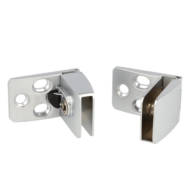 Vitrinehngsel St 4-6mm - uden Hulboring - Aluminium Look