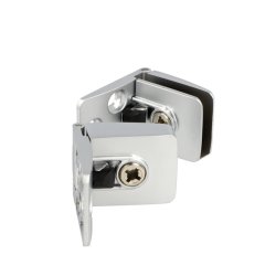 Vitrinehngsel St 4-6mm - uden Hulboring - Aluminium Look