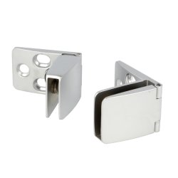 Vitrinehngsel St 4-6mm - uden Hulboring - Aluminium Look