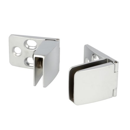 Vitrineh�ngsel S�t 4-6mm - uden Hulboring - Aluminium Look