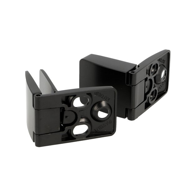 Vitrinehngsel St 4-6mm - uden Hulboring - Sort