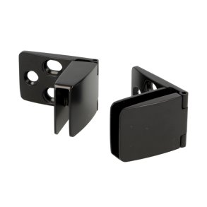 Vitrinehngsel St 4-6mm - uden Hulboring - Sort