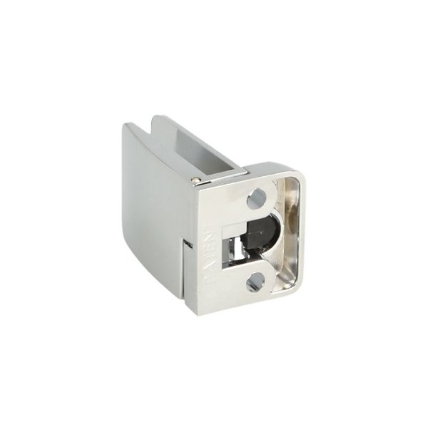 Vitrinehngsel Hjre 4-6mm Glas, Smal Mont.Plade- Forkromet