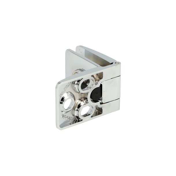 Vitrinehngsel til Gennemgende Glas 4-6mm - Forkromet