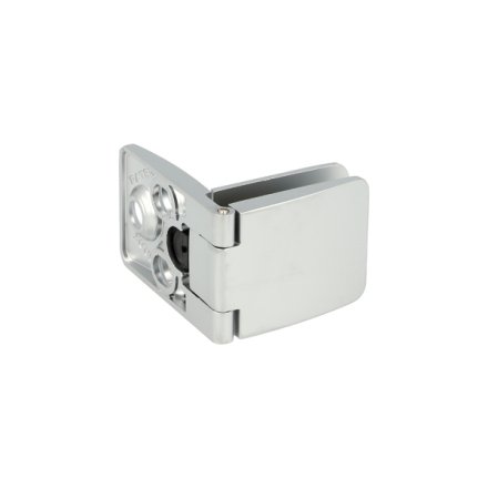 Vitrineh�ngsel til Gennemg�ende Glas 4-6mm - Aluminium Look