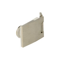 Vitrinehngsel til 6mm Glas - Rustfri Look