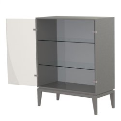 Vitrineh�ngsel "Bonsai" 4-6,75mm Glas - Forkromet