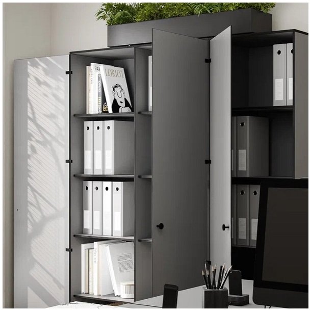 Vitrineh�ngsel "Bonsai" 4-6,75mm Glas - Sort