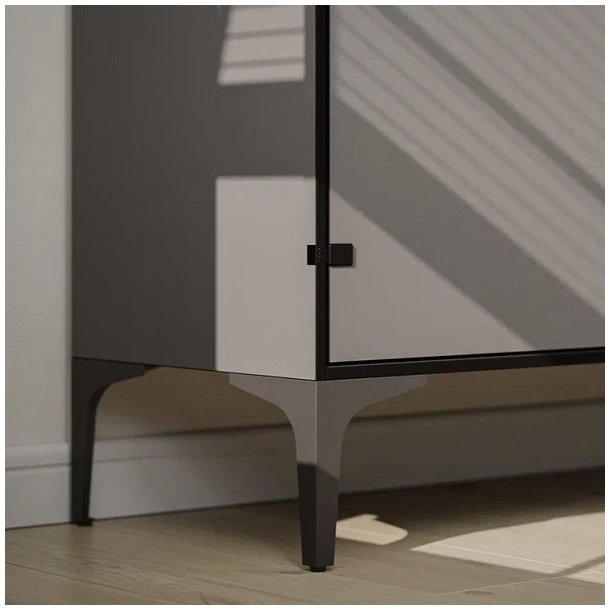 Vitrineh�ngsel "Bonsai" 4-6,75mm Glas - Sort