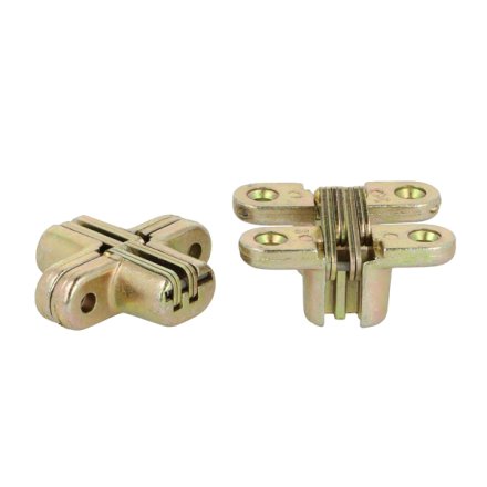 Klaph�ngsel 180� - 44x13mm - Gulforzinket