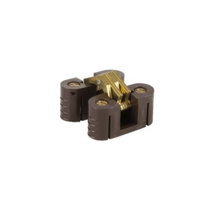 Klaph�ngsel 180� - 31x16mm - Brun Plast