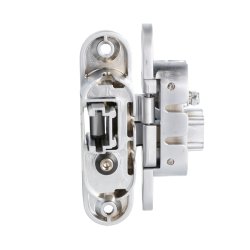 Skjult Drhngsel 3D Hjre - 180 bning - Mat Forniklet