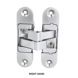 Skjult Drhngsel 3D Hjre - 180 bning - Mat Forniklet