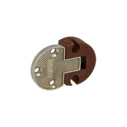 Klaphngsel - 22x12mm - Brun