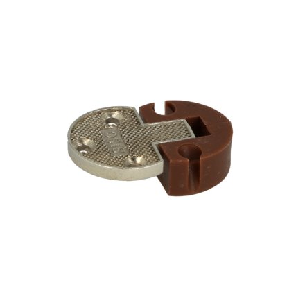 Klaph�ngsel - �22x12mm - Brun