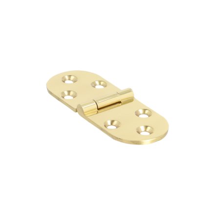 Klaph�ngsel 30x80x2mm - Blankpoleret Messing