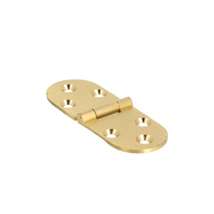 Klaph�ngsel 30x80x2mm - B�rstet Messing