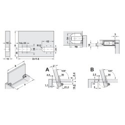 Lghngsel med Soft Close - 105 bning