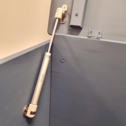 Gasdmper 243mm (Ned) - 120N - Inkl. Beslag