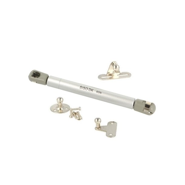 Gasdmper 243mm (Ned) - 60N - Inkl. Beslag