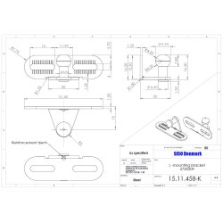 Monteringsbeslag til Gasdmper- Vinklet