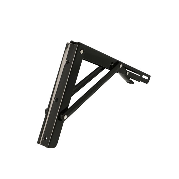 Klapbordsbeslag/Klaphyldekngt 30 cm - Sort