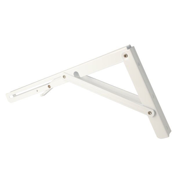 Klapbordsbeslag/Klaphyldekngt 30 cm - Hvid