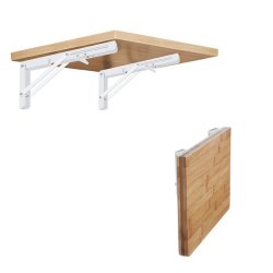 Klapbordsbeslag/Klaphyldekngt 40 cm - Hvid