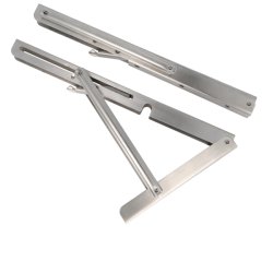 Klapbordsbeslag/Klaphyldekngt 40 cm - Rustfri Stl