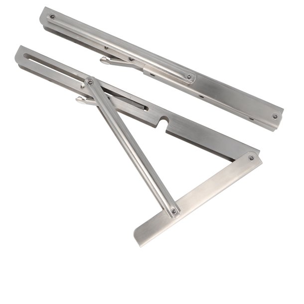 Klapbordsbeslag/Klaphyldekngt 40 cm - Rustfri Stl