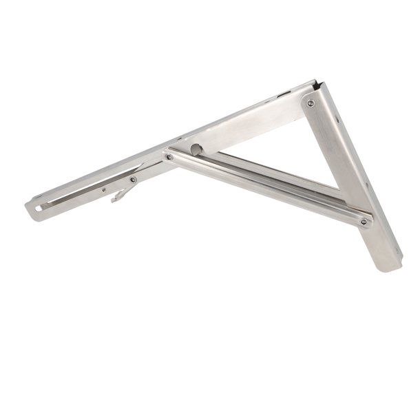 Klapbordsbeslag/Klaphyldekngt 40 cm - Rustfri Stl