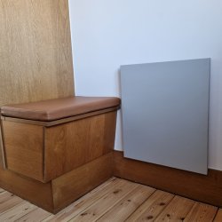 Klapbordsbeslag/Klaphyldekngt 30 cm - Rustfri Stl