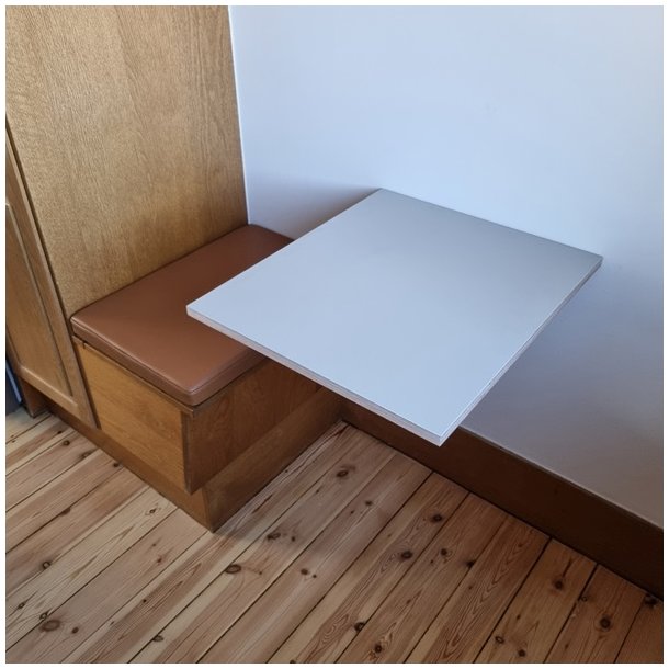 Klapbordsbeslag/Klaphyldekngt 30 cm - Rustfri Stl