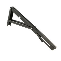 Klapbordsbeslag/Klaphyldekngt 40 cm - Sort