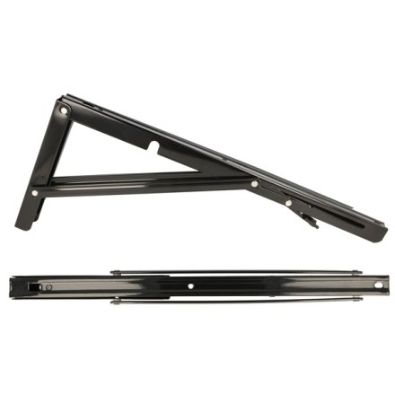 Klapbordsbeslag/Klaphyldekn�gt 40 cm - Sort
