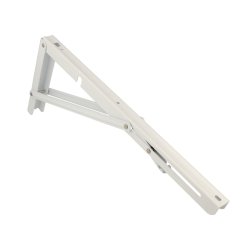 Klapbordsbeslag/Klaphyldekngt 40 cm - Hvid