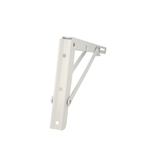 Klapbordsbeslag/Klaphyldekngt 40 cm - Hvid