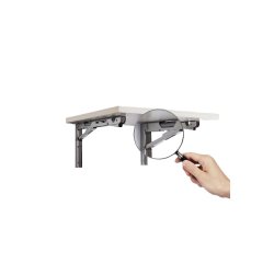 Klapbordsbeslag/Klaphyldekngt Softclose - Rustfri Stl