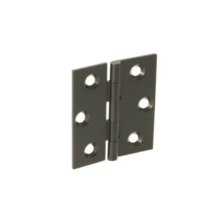 Kanth�ngsel - Sort Messing - 40x35x1,4mm