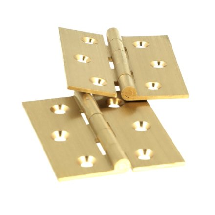 Kanth�ngsel - B�rstet Messing - 50x40x1,4mm