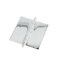 Kanthngsel - Forkromet Messing - 60x60x2,9mm