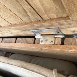 Kanthngsel "Flush" - Rustfrit Stl - 100x70x2,5mm