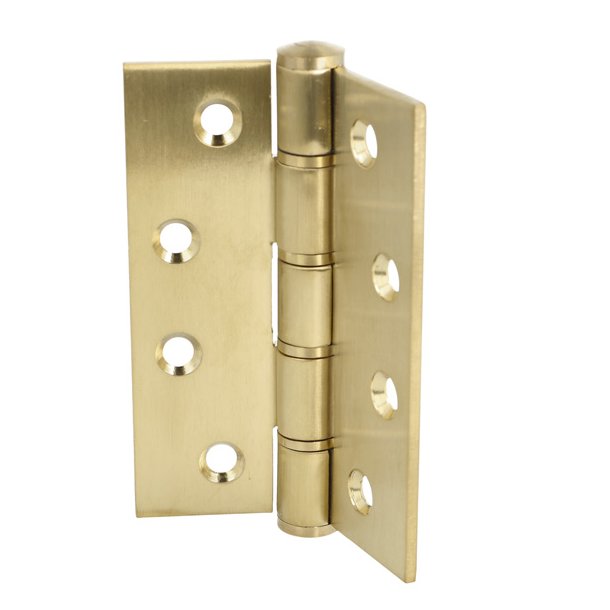 Kanthngsel - Rustfrit Stl - 102x76x3mm - Brstet Messing