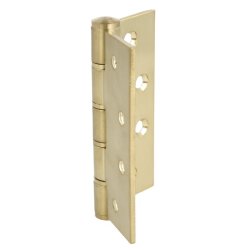 Kanthngsel - Rustfrit Stl - 102x76x3mm - Brstet Messing