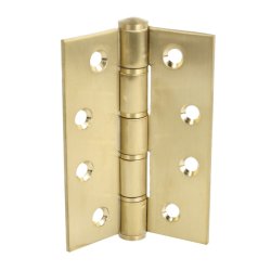 Kanthngsel - Rustfrit Stl - 102x76x3mm - Brstet Messing